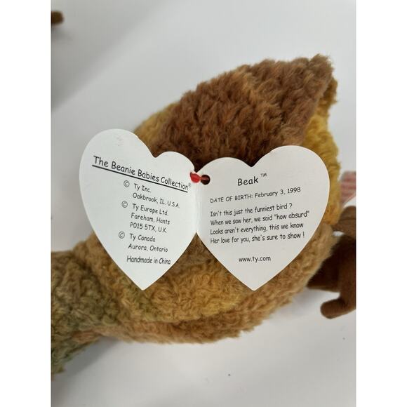 Ty Beanie Babies Bundle(2pcs) Beak And Beak Beanie Buddy - Picture 10 of 16